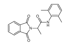 2-phthalimidopropiono-2',6'-xylidide Structure