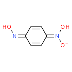 2,5-Cyclohexadien-1-one,4-aci-nitro-,oxime Structure