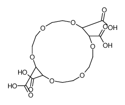 (-)-(18-CROWN-6)-2,3,11,12-四甲酸结构式