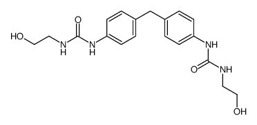 N,N''-(Methylene-p-phenylene)-bis-[N'-(2-hydroxyethyl)]urea Structure