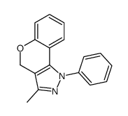 3-methyl-1-phenyl-4H-chromeno[4,3-c]pyrazole结构式