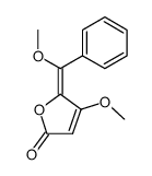 4-Methoxy-5-[(Z)-methoxy(phenyl)methylene]furan-2(5H)-one Structure