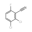 2,3-二氯-6-氟苯甲腈结构式