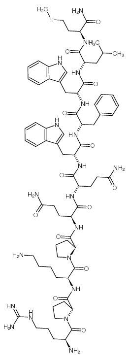 (D-Pro2,D-Trp7·9)-Substance P acetate salt Structure