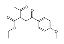 ethyl 1-(3-methoxyphenyl)-1,4-pentandione-3-carboxylate Structure