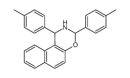 1,3-di-p-tolyl-2,3-dihydro-1H-naphtho[1,2-e][1,3]oxazine Structure