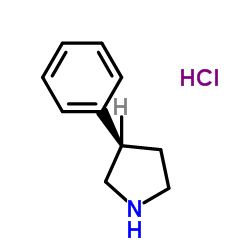 (R)-3-苯基吡咯烷盐酸盐结构式
