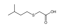 [(3-甲基丁基)硫代]乙酸结构式