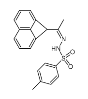 1-acetyl-1H-cyclobuta(de)naphthalene p-tosylhydrazone Structure