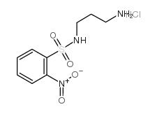 N-(2-NITROBENZENESULFONYL)-1,3-DIAMINOPROPANE HYDROCHLORIDE Structure