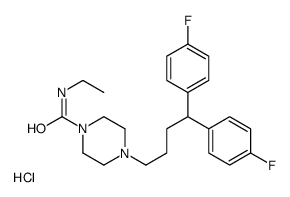 4-[4,4-BIS(4-FLUOROPHENYL)BUTYL]-N-ETHYL-1-PIPERAZINECARBOXAMIDE HYDROCHLORIDE picture