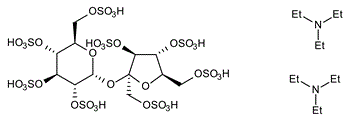 蔗糖八硫酸盐三乙铵盐结构式