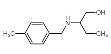 2-[(4-methylphenyl)methylamino]butan-1-ol结构式