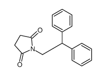 1-(2,2-diphenylethyl)pyrrolidine-2,5-dione结构式