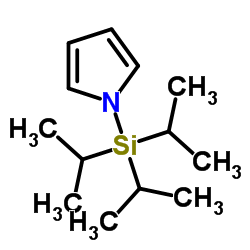 1-(三异丙基甲硅烷基)吡咯结构式