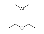 trimethyl-alane, compound with diethyl ether Structure