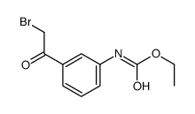 ethyl N-[3-(2-bromoacetyl)phenyl]carbamate结构式