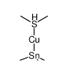 (trimethylstannyl)copper(I)-dimethyl sulfide Structure