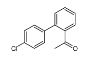 1-(4-氯-[1,1-联苯]-2-基)乙酮结构式