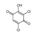 2,5-Cyclohexadiene-1,4-dione, 3,5-dichloro-2-hydroxy Structure
