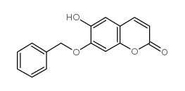 6,7-二羟基香豆素-7-苄醚结构式