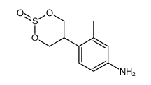3-methyl-4-(2-oxo-1,3,2-dioxathian-5-yl)aniline Structure