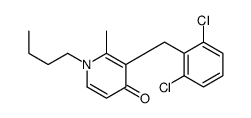 1-butyl-3-[(2,6-dichlorophenyl)methyl]-2-methylpyridin-4-one Structure