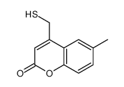 6-methyl-4-(sulfanylmethyl)chromen-2-one结构式