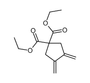 diethyl 3,4-dimethylidenecyclopentane-1,1-dicarboxylate结构式