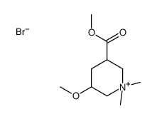 methyl 5-methoxy-1,1-dimethylpiperidin-1-ium-3-carboxylate,bromide Structure