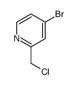 4-bromo-2-(chloromethyl)pyridine Structure