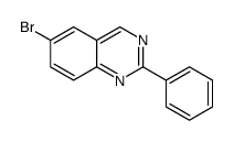 6-溴-2-苯基喹唑啉结构式