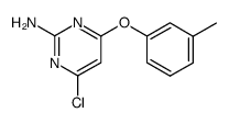 2-amino-4-(m-tolyloxy)-6-chloropyrimidine picture