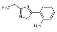2-(3-ethyl-1,2,4-oxadiazol-5-yl)aniline结构式