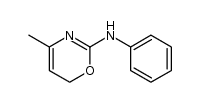 4-methyl-N-phenyl-6H-1,3-oxazin-2-amine Structure