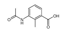 o-Toluic acid, 3-acetamido- (6CI)结构式