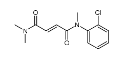 N,N',N'-trimethyl-2'-chlorofumaranilide结构式