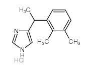 Medetomidine hydrochloride,4-[1-(2,3-Dimethylphenyl)ethyl]-1H-imidazolehydrochloride Structure