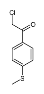 2-chloro-1-(4-methylsulfanylphenyl)ethanone Structure