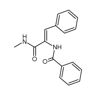N-Methyl 2-benzoylaminocinnamide Structure
