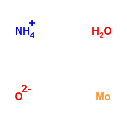 Ammonium molybdenum oxide structure