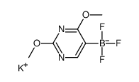 Potassium (2,4-dimethoxy-5-pyrimidinyl)(trifluoro)borate(1-) Structure