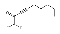 1,1-difluoronon-3-yn-2-one Structure