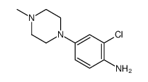 2-氯-4-(4-甲基哌嗪-1-基)苯胺结构式