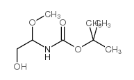 1-BOC-(2-羟基-1-甲氧基乙胺结构式