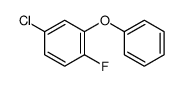 4-chloro-1-fluoro-2-phenoxybenzene结构式