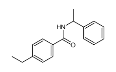 4-ethyl-N-(1-phenylethyl)benzamide Structure