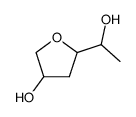 5-(1-hydroxy-ethyl)-tetrahydro-furan-3-ol结构式