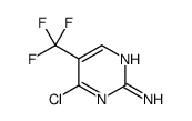4-chloro-5-(trifluoromethyl)pyrimidin-2-amine structure