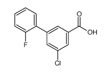 3-chloro-5-(2-fluorophenyl)benzoic acid结构式